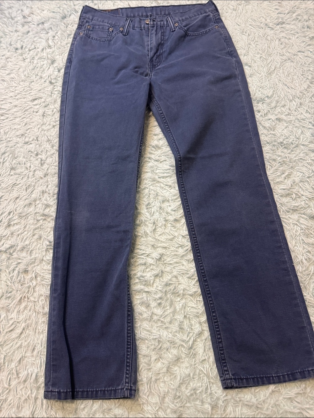 Levi's 514 BLUE Men’s Straight Jeans - Dark Blue. 30x30